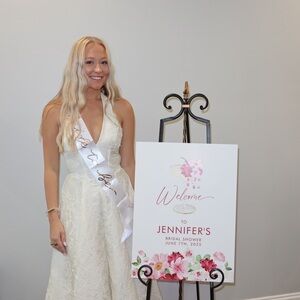 White Lace Up Halter Dress